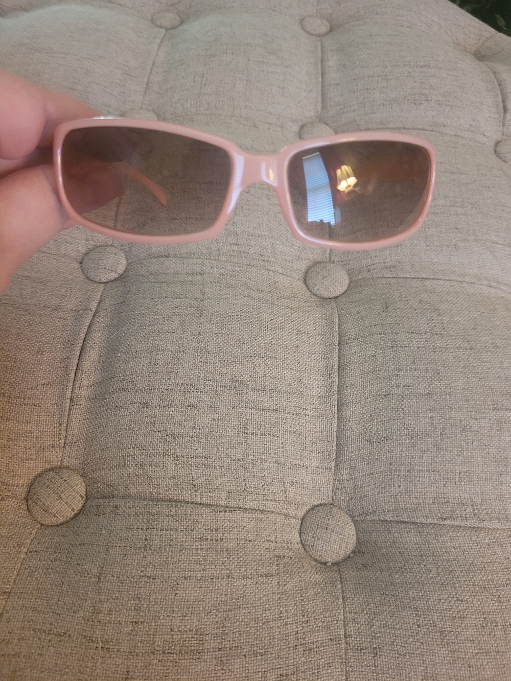 kate Spade Pink Rectangular Women’s Sunglasses and Case